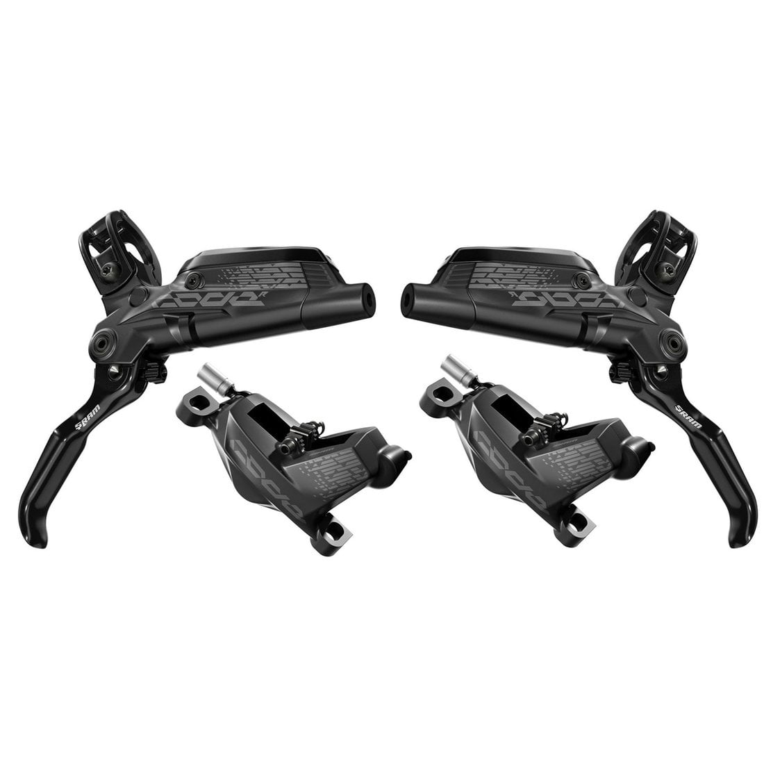 BRAKESET Sram CODE R Complete Front and Rear – Black | Summit Cycles