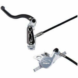 BRAKESET HOPE XCR X2 - Silver w/ Black Cable